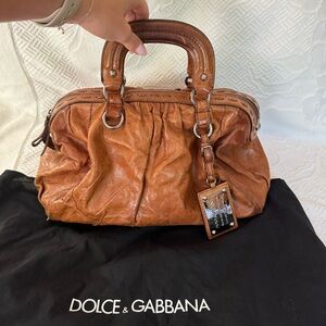 Brown Vintage Dolce & Gabbana Bag w Authenticarion